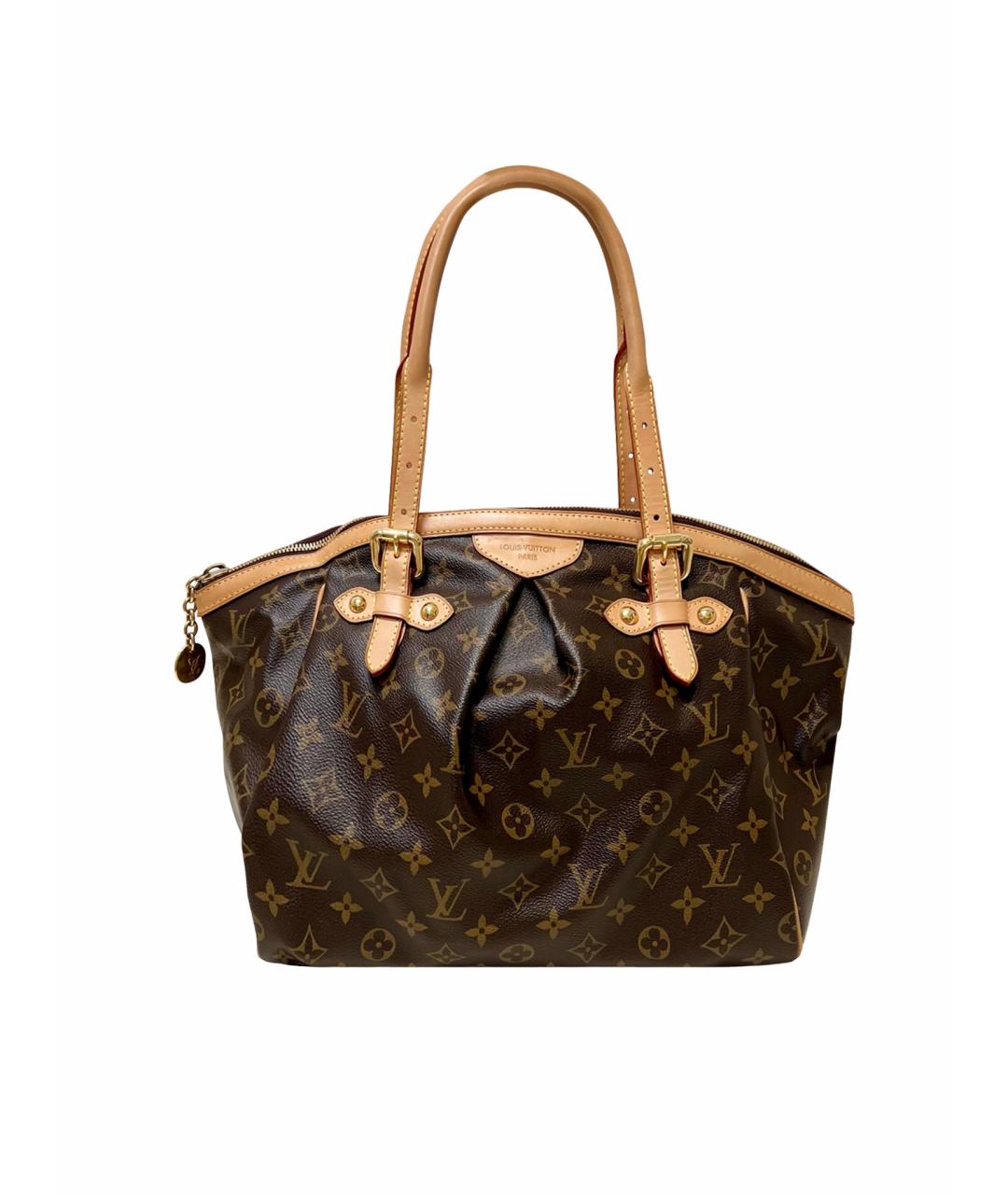 LOUIS VUITTON Коричневая сумка с короткими ручками, фото 1