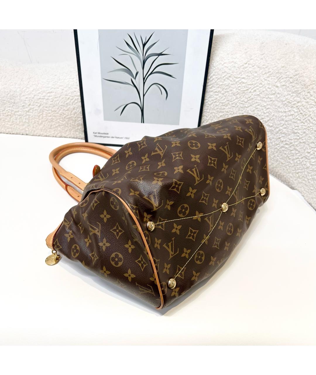 LOUIS VUITTON Коричневая сумка с короткими ручками, фото 3