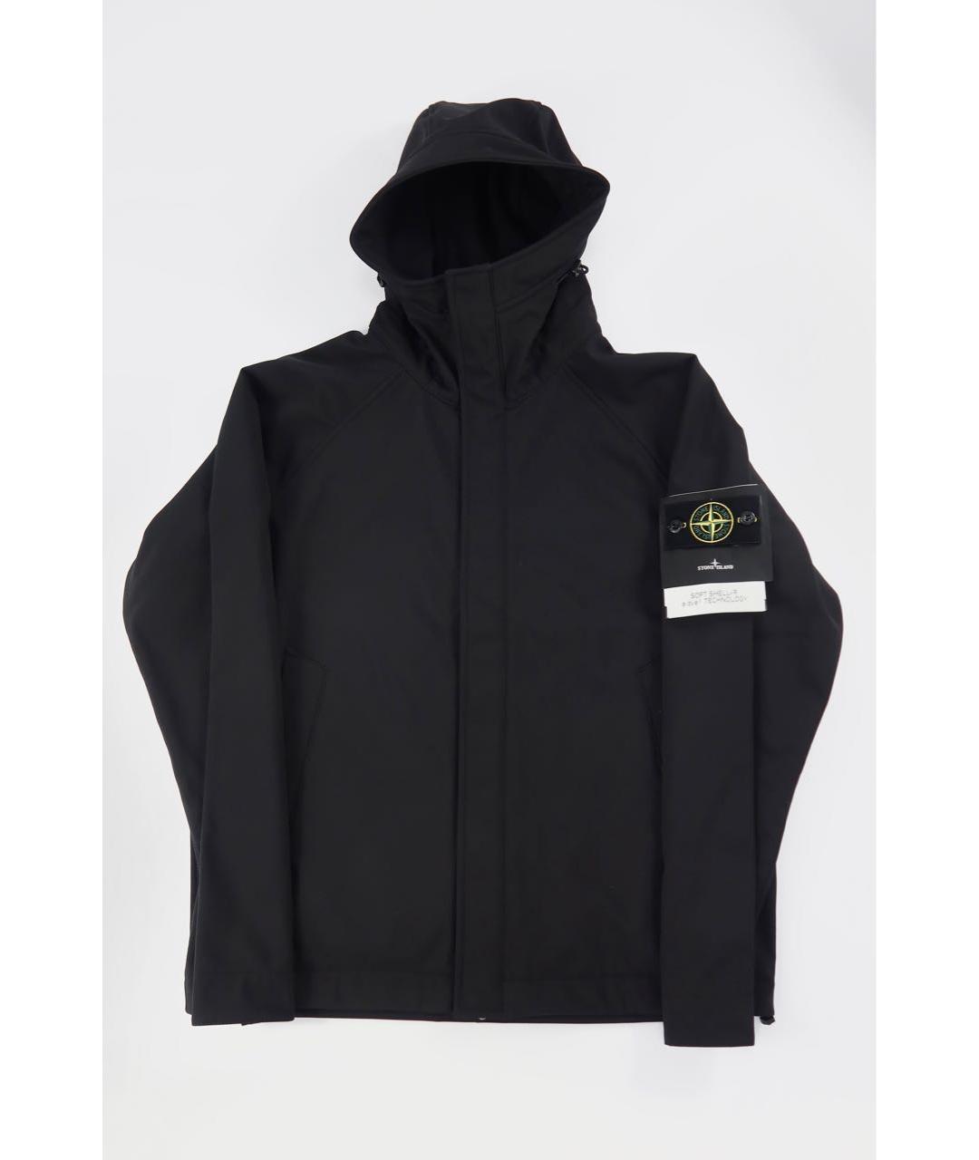 STONE ISLAND Черная полиамидовая куртка, фото 7