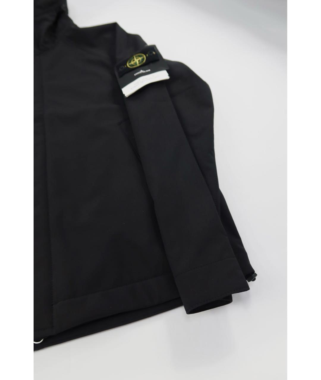 STONE ISLAND Черная полиамидовая куртка, фото 3