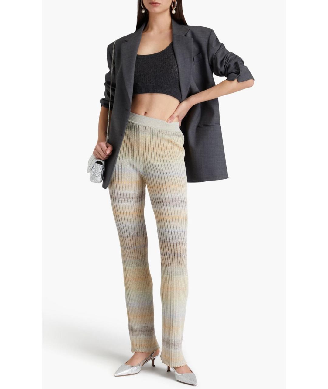 MISSONI Мульти вискозные брюки узкие, фото 2