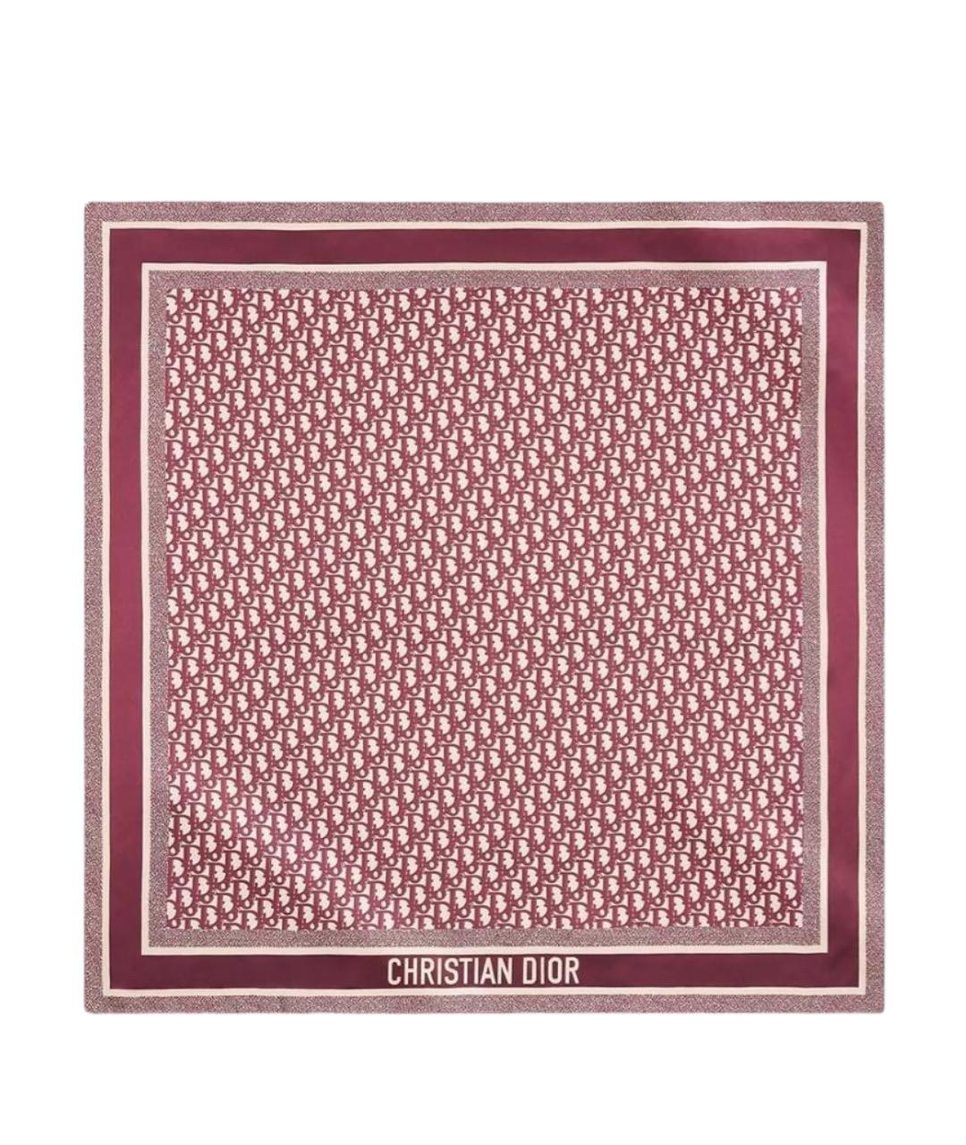 CHRISTIAN DIOR Мульти шелковый платок, фото 2