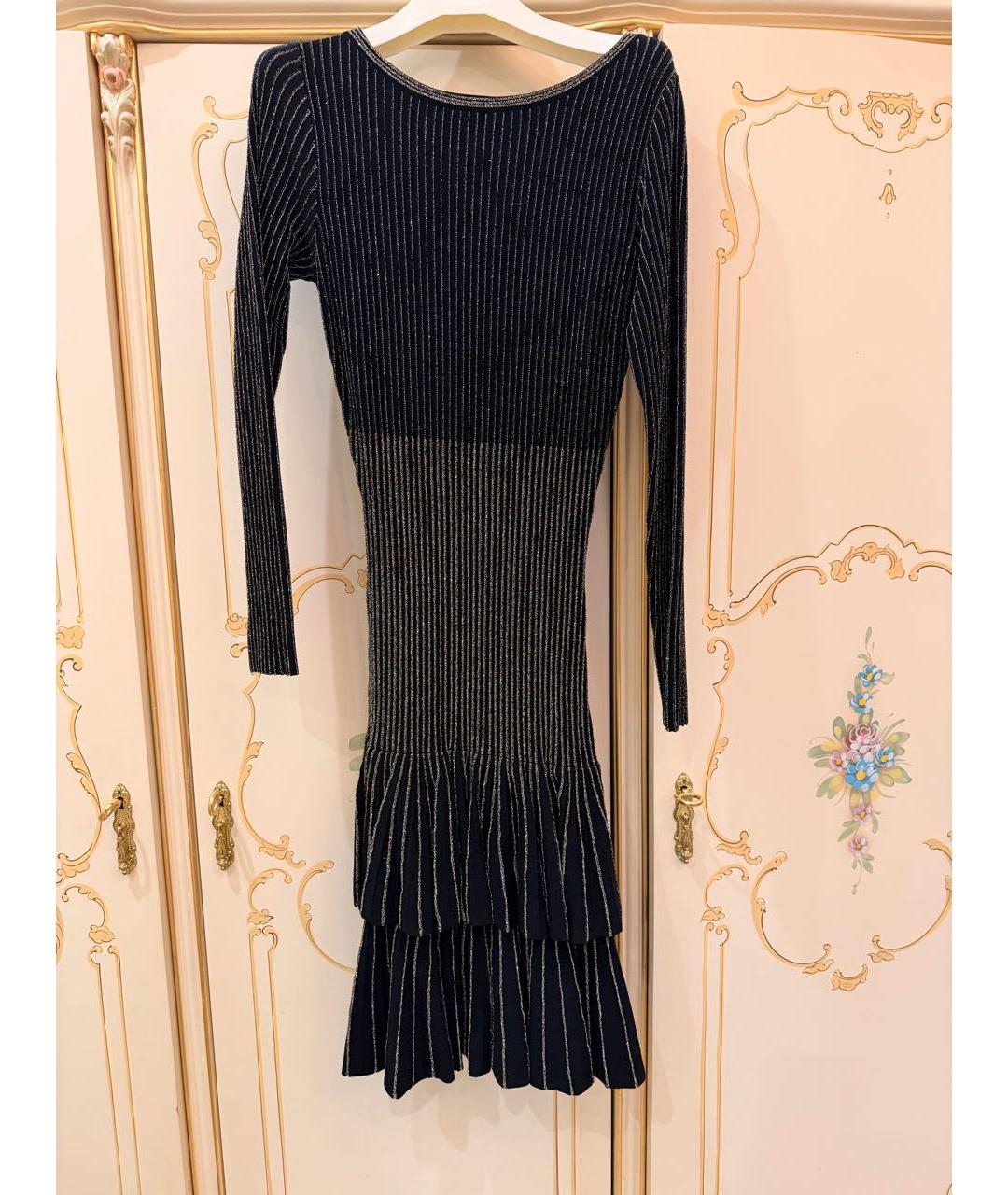 ROBERTO CAVALLI Черное повседневное платье, фото 5
