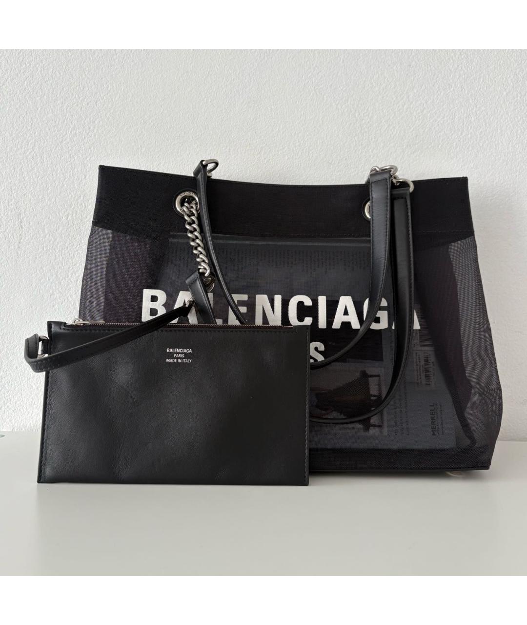BALENCIAGA Черная сумка тоут, фото 7