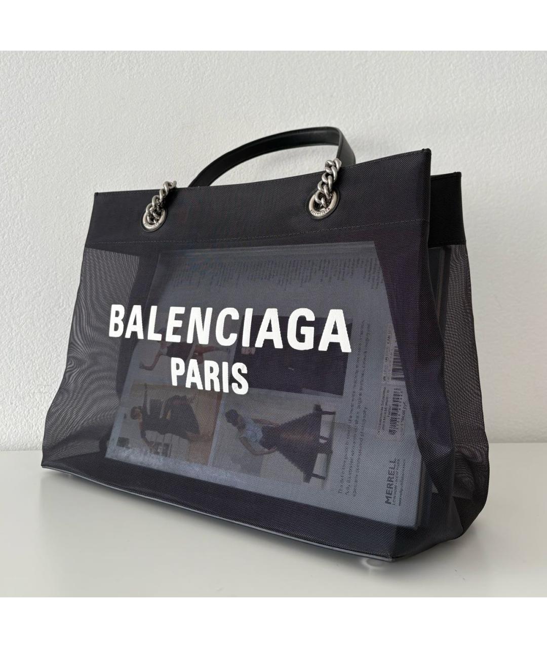 BALENCIAGA Черная сумка тоут, фото 2
