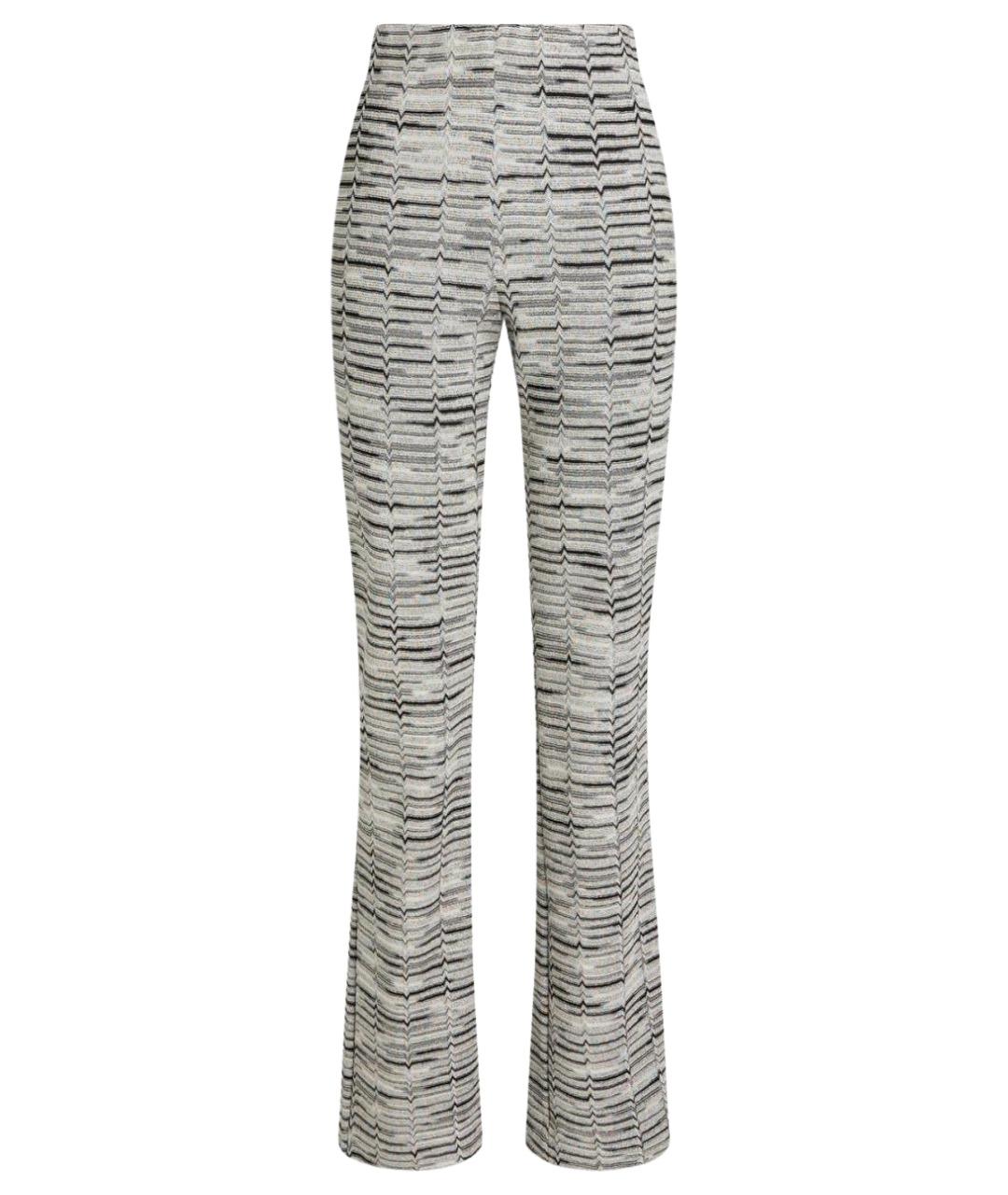 MISSONI Серые вискозные брюки узкие, фото 1