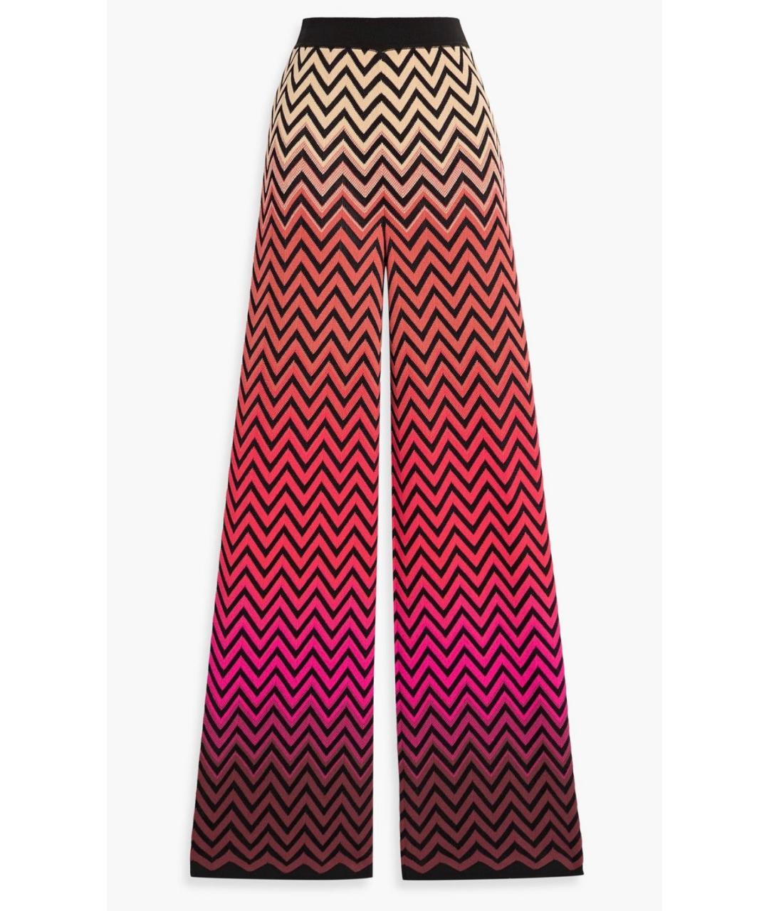 MISSONI Фуксия хлопковые прямые брюки, фото 4