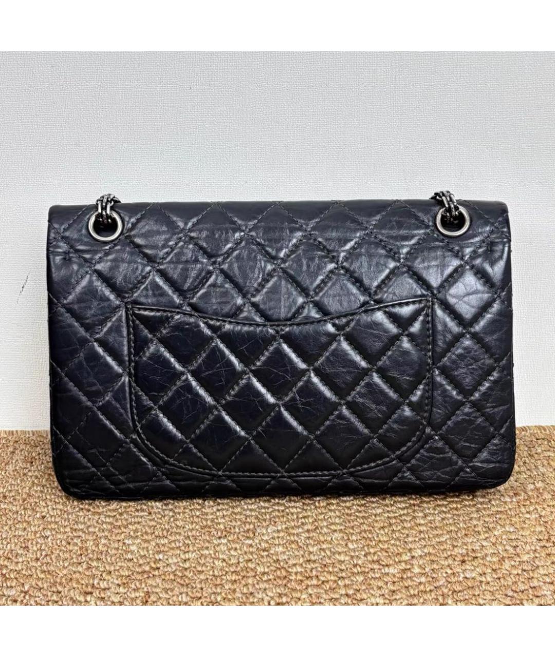 CHANEL Черная кожаная сумка через плечо, фото 3