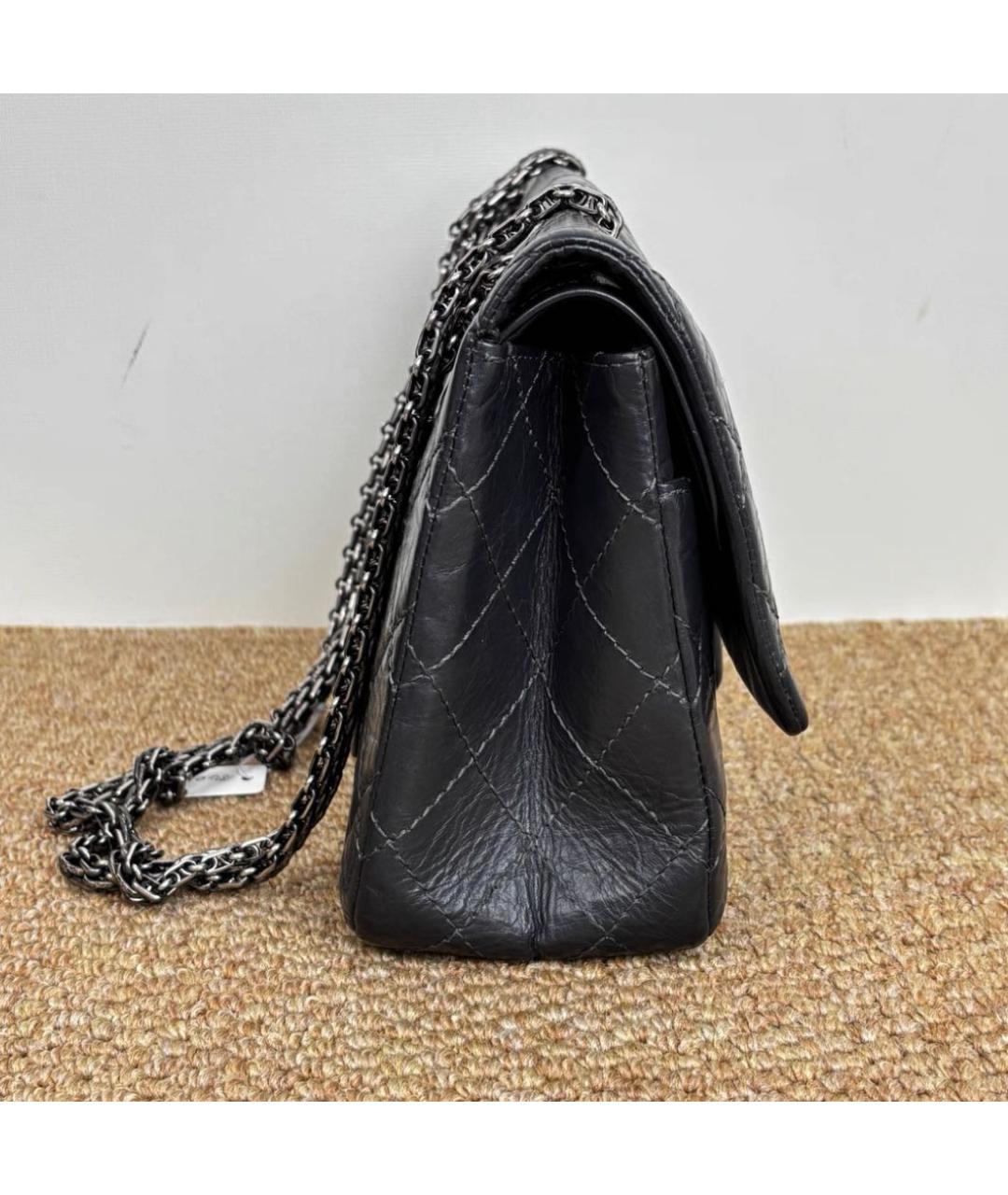 CHANEL Черная кожаная сумка через плечо, фото 4
