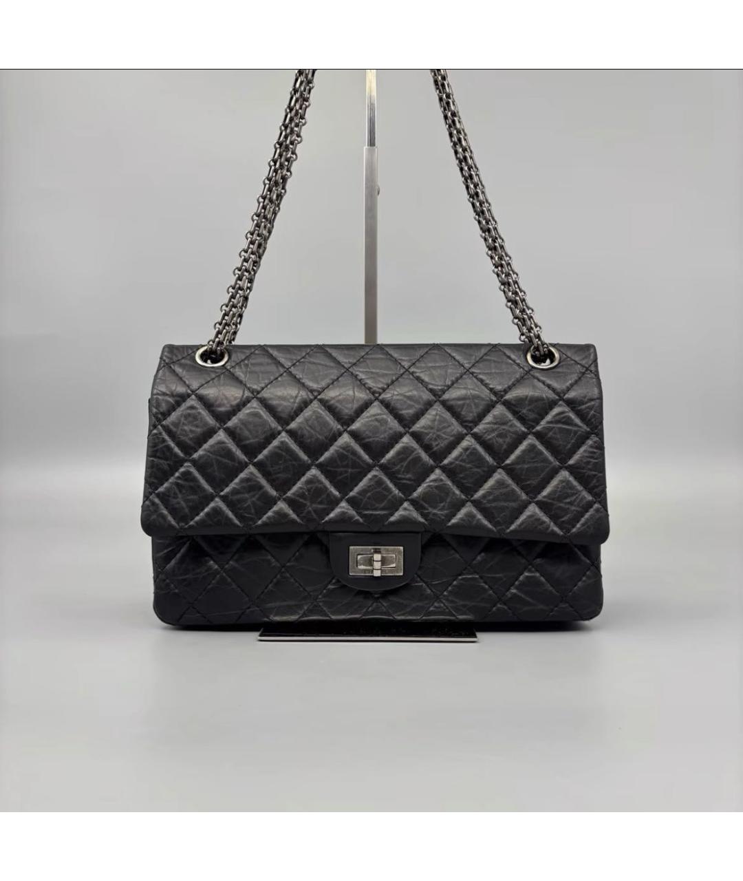 CHANEL Черная кожаная сумка через плечо, фото 2