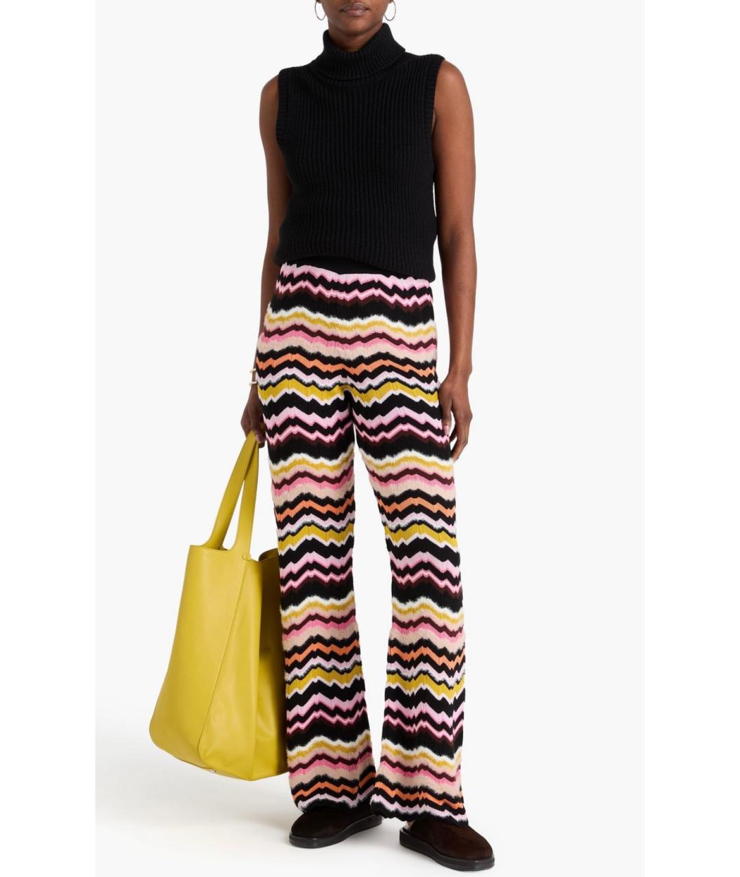 MISSONI Мульти вискозные прямые брюки, фото 2