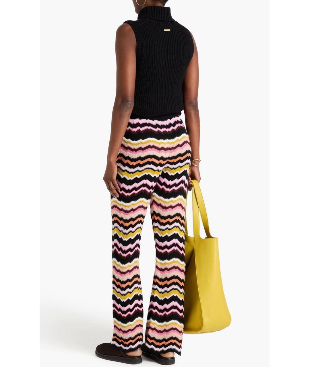 MISSONI Мульти вискозные прямые брюки, фото 3