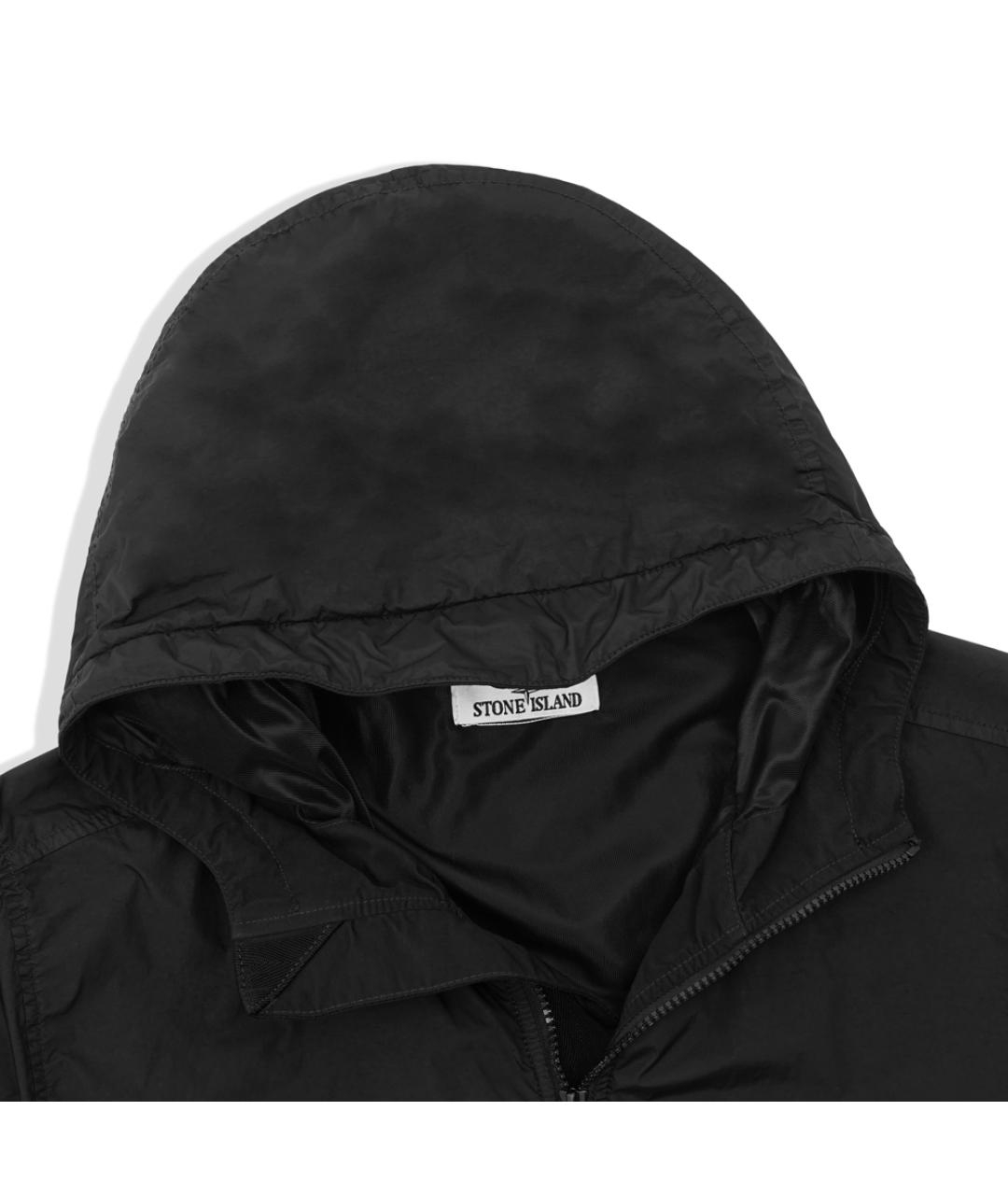 STONE ISLAND Черная полиамидовая куртка, фото 2