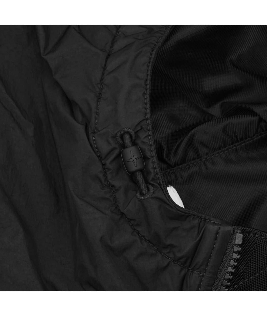 STONE ISLAND Черная полиамидовая куртка, фото 3