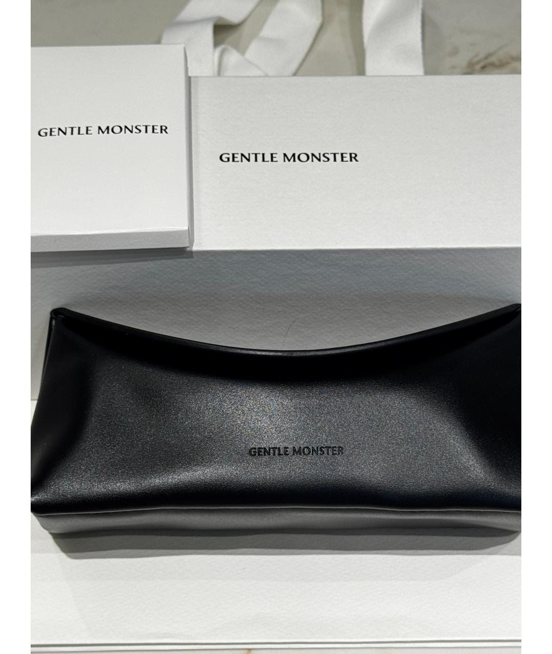 GENTLE MONSTER Коричневые пластиковые солнцезащитные очки, фото 3
