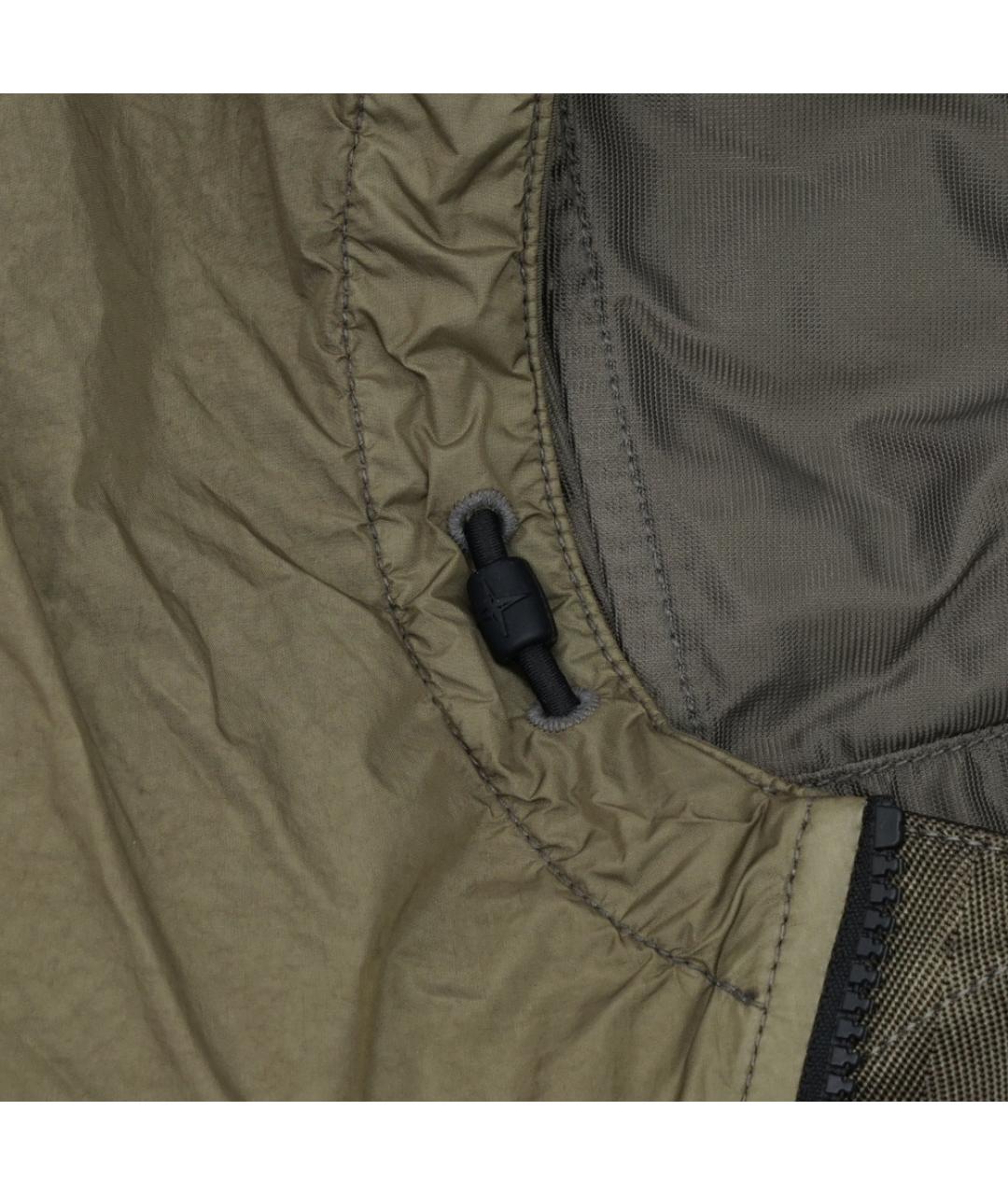 STONE ISLAND Хаки полиамидовая куртка, фото 3