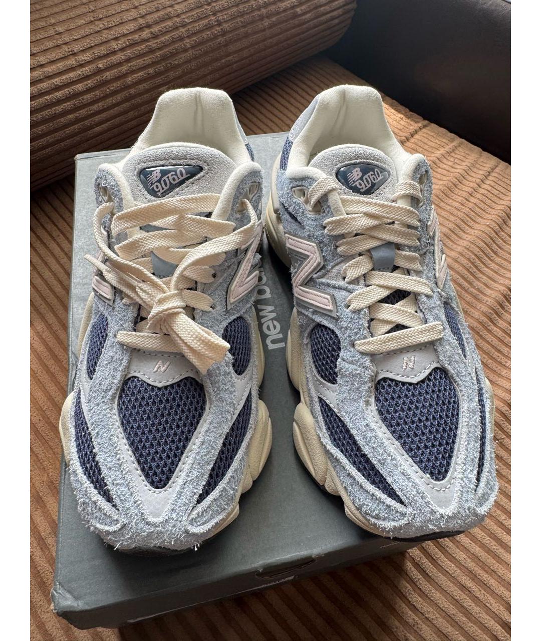 NEW BALANCE Голубые замшевые кроссовки, фото 3