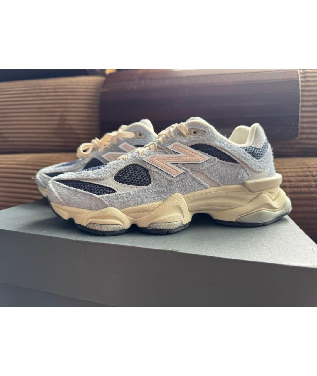 NEW BALANCE Голубые замшевые кроссовки, фото 6