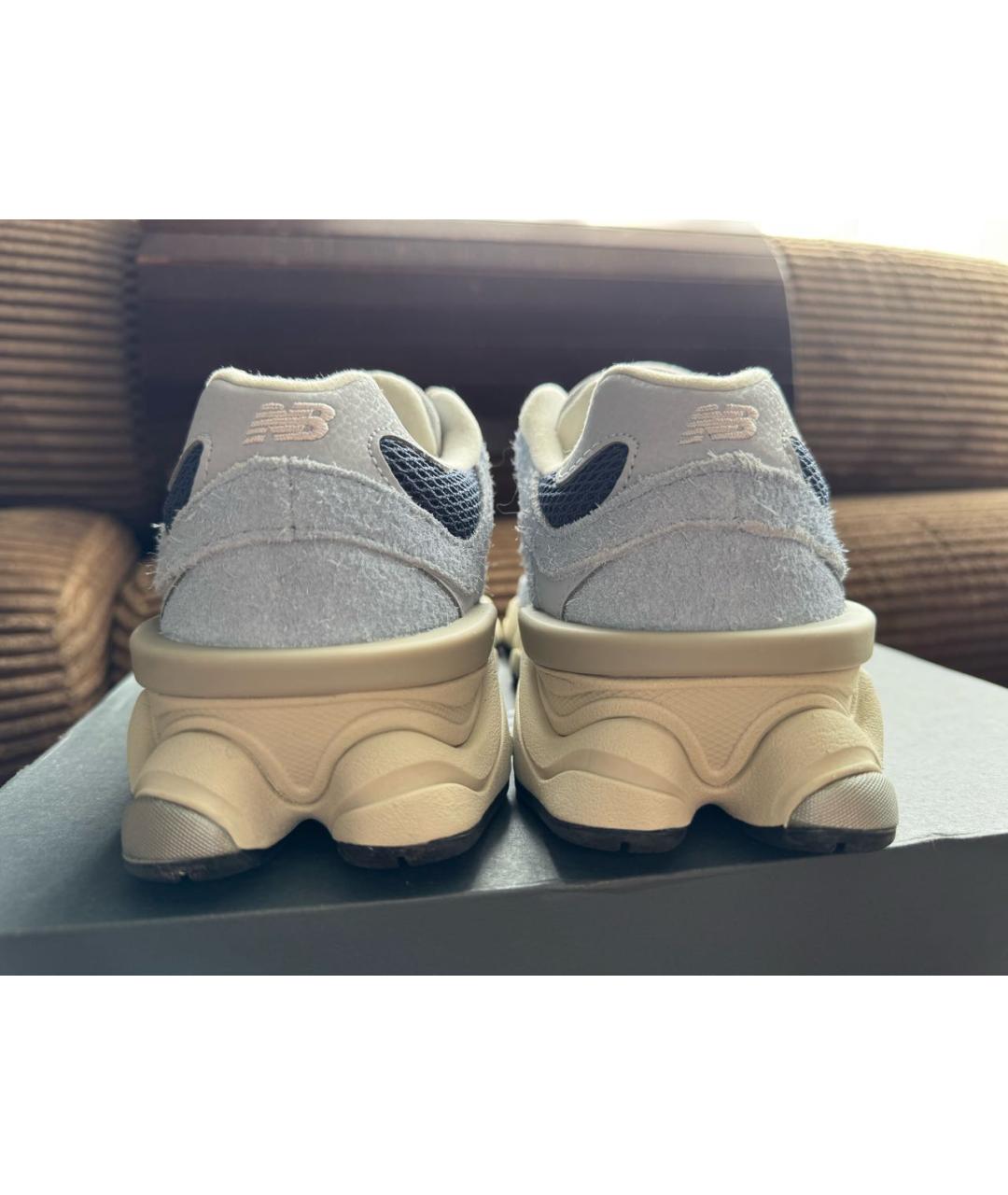 NEW BALANCE Голубые замшевые кроссовки, фото 4