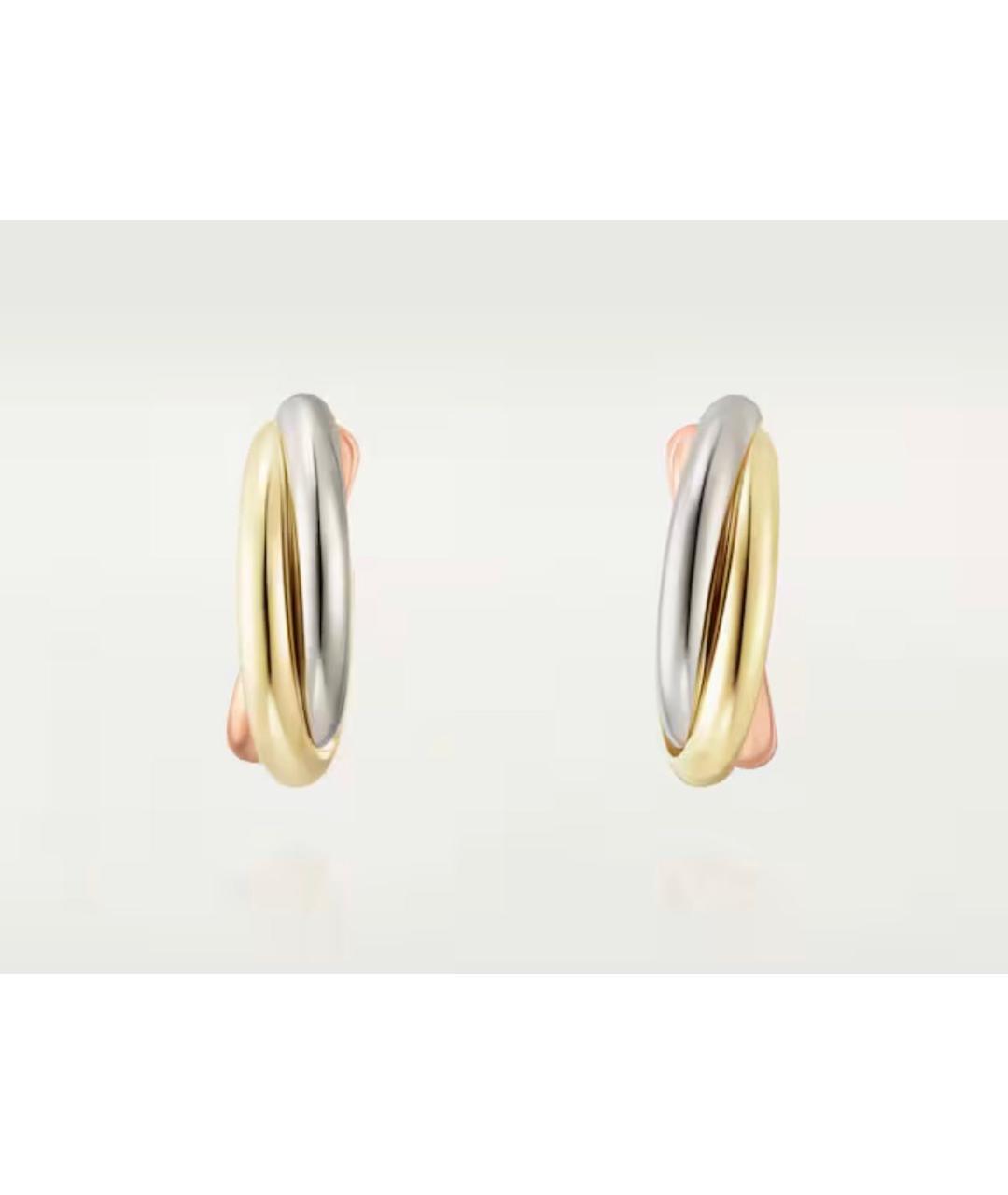CARTIER Золотые серьги из белого золота, фото 6
