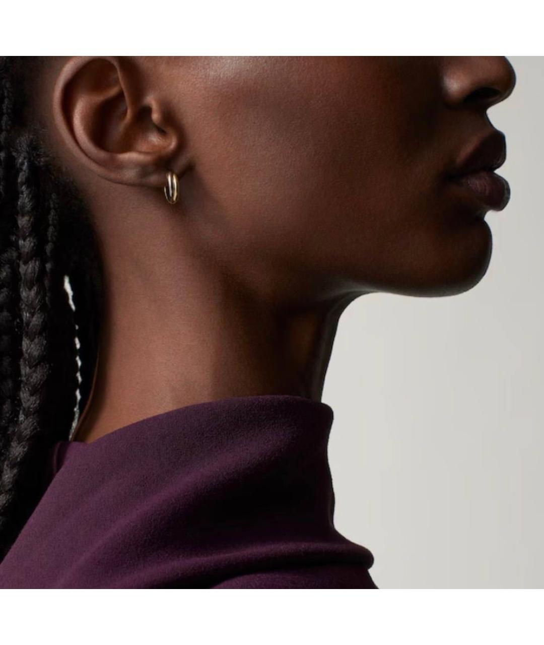 CARTIER Золотые серьги из белого золота, фото 5
