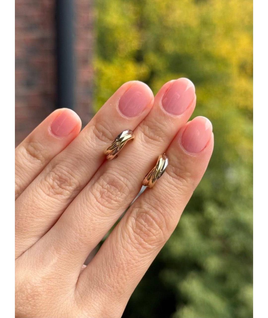 CARTIER Золотые серьги из белого золота, фото 4