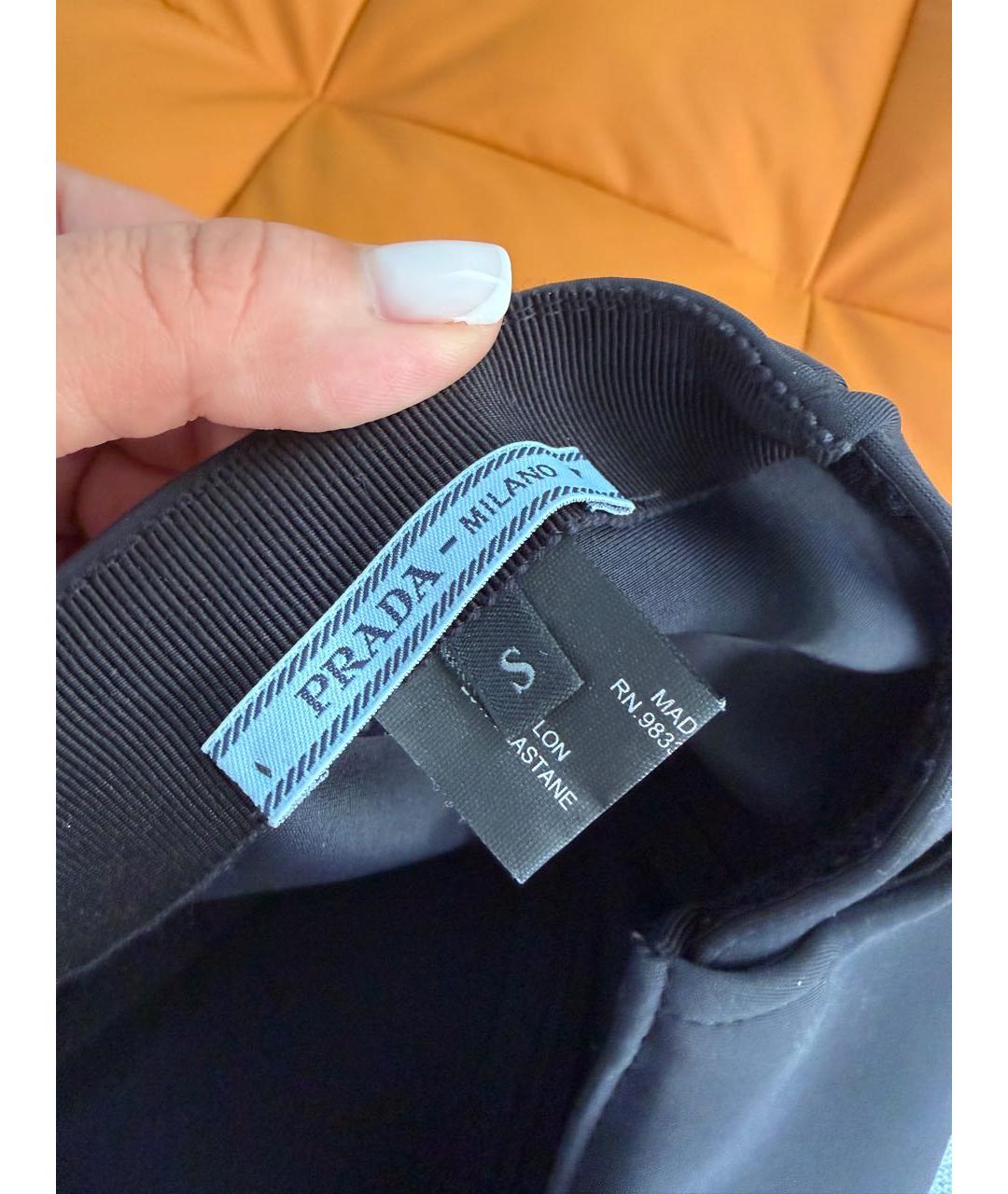 PRADA Черная кепка, фото 5