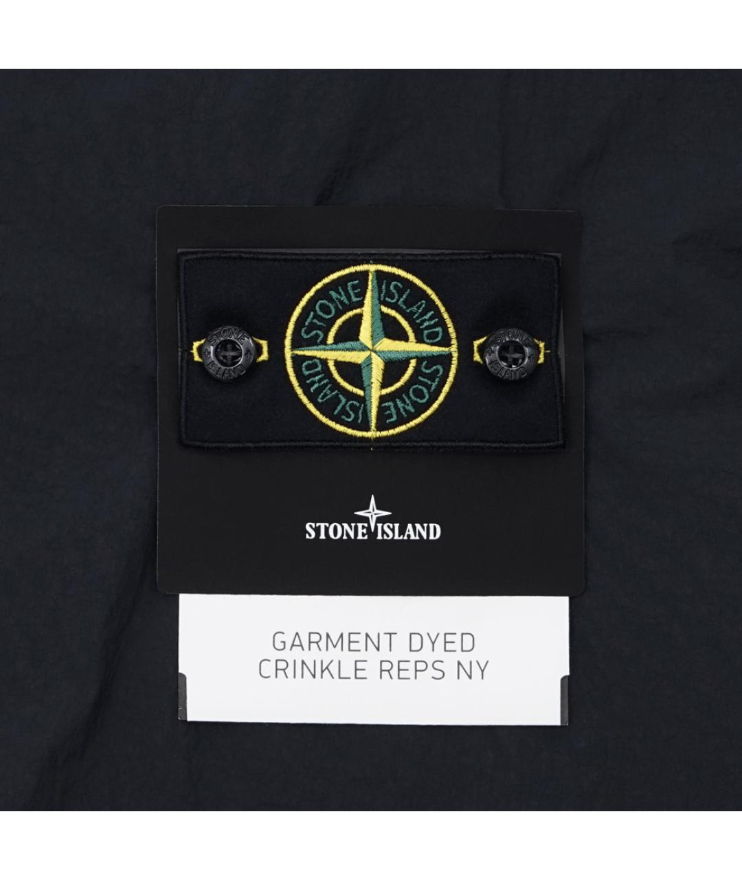 STONE ISLAND Темно-синяя полиамидовая куртка, фото 7