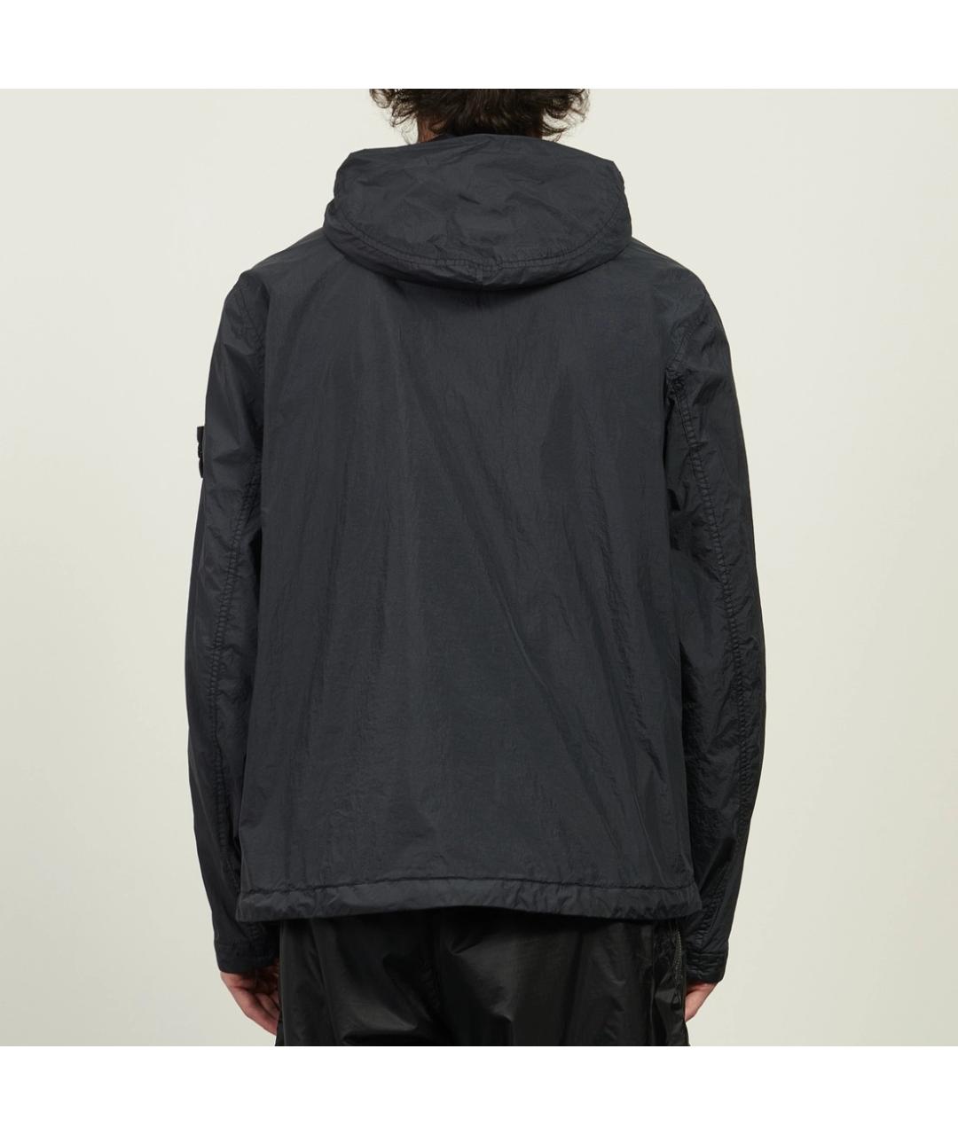 STONE ISLAND Темно-синяя полиамидовая куртка, фото 9