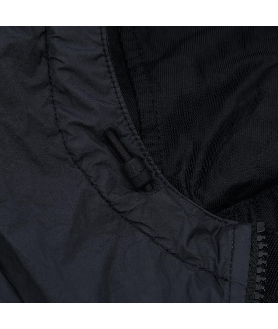 STONE ISLAND Темно-синяя полиамидовая куртка, фото 3