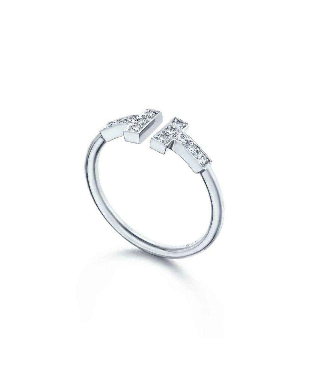 TIFFANY&CO Серебряное кольцо из белого золота, фото 2