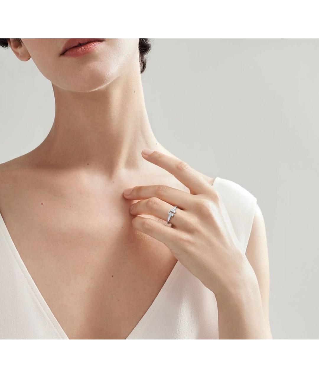 TIFFANY&CO Серебряное кольцо из белого золота, фото 3