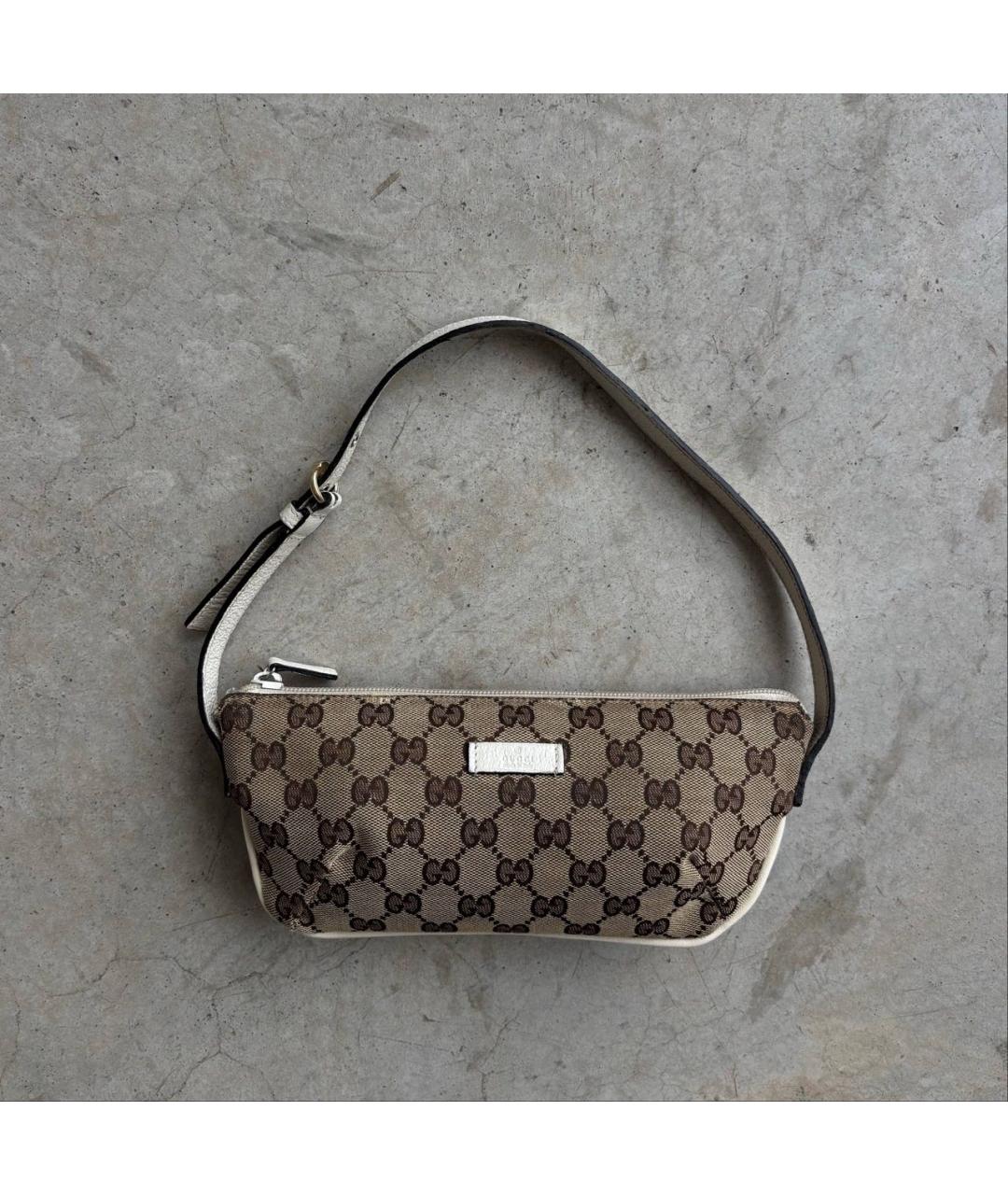 GUCCI Бежевая сумка с короткими ручками, фото 9