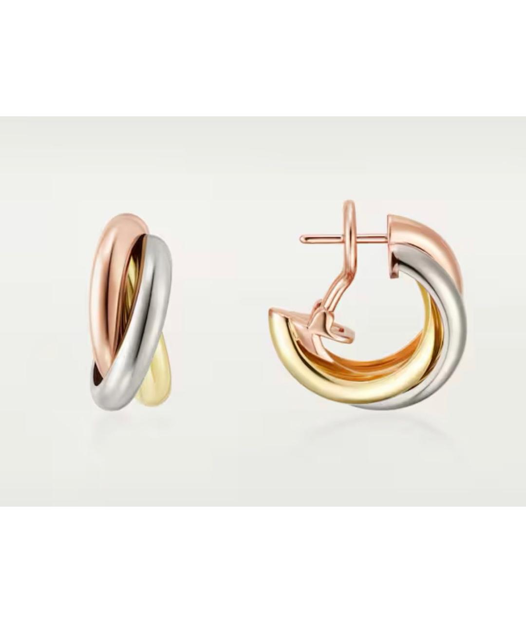 CARTIER Золотые серьги из белого золота, фото 6