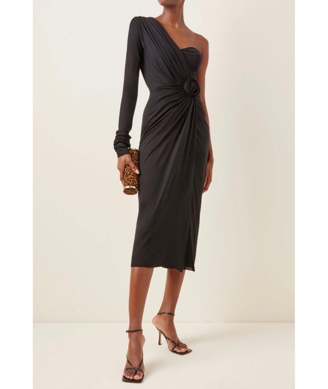 DOLCE&GABBANA Черное шерстяное вечернее платье, фото 7