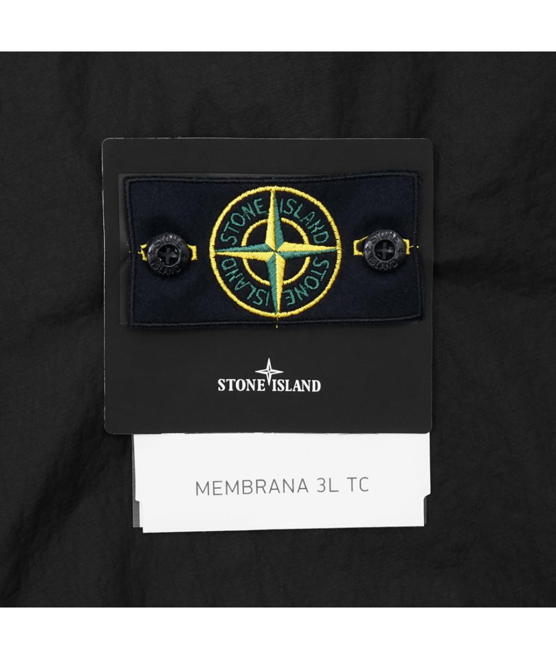 STONE ISLAND Черная полиамидовая куртка, фото 7
