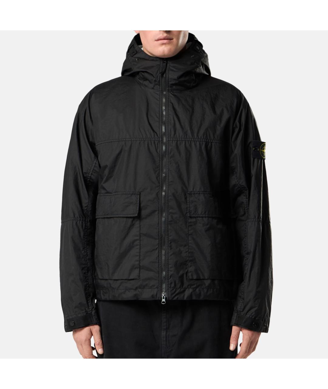 STONE ISLAND Черная полиамидовая куртка, фото 8