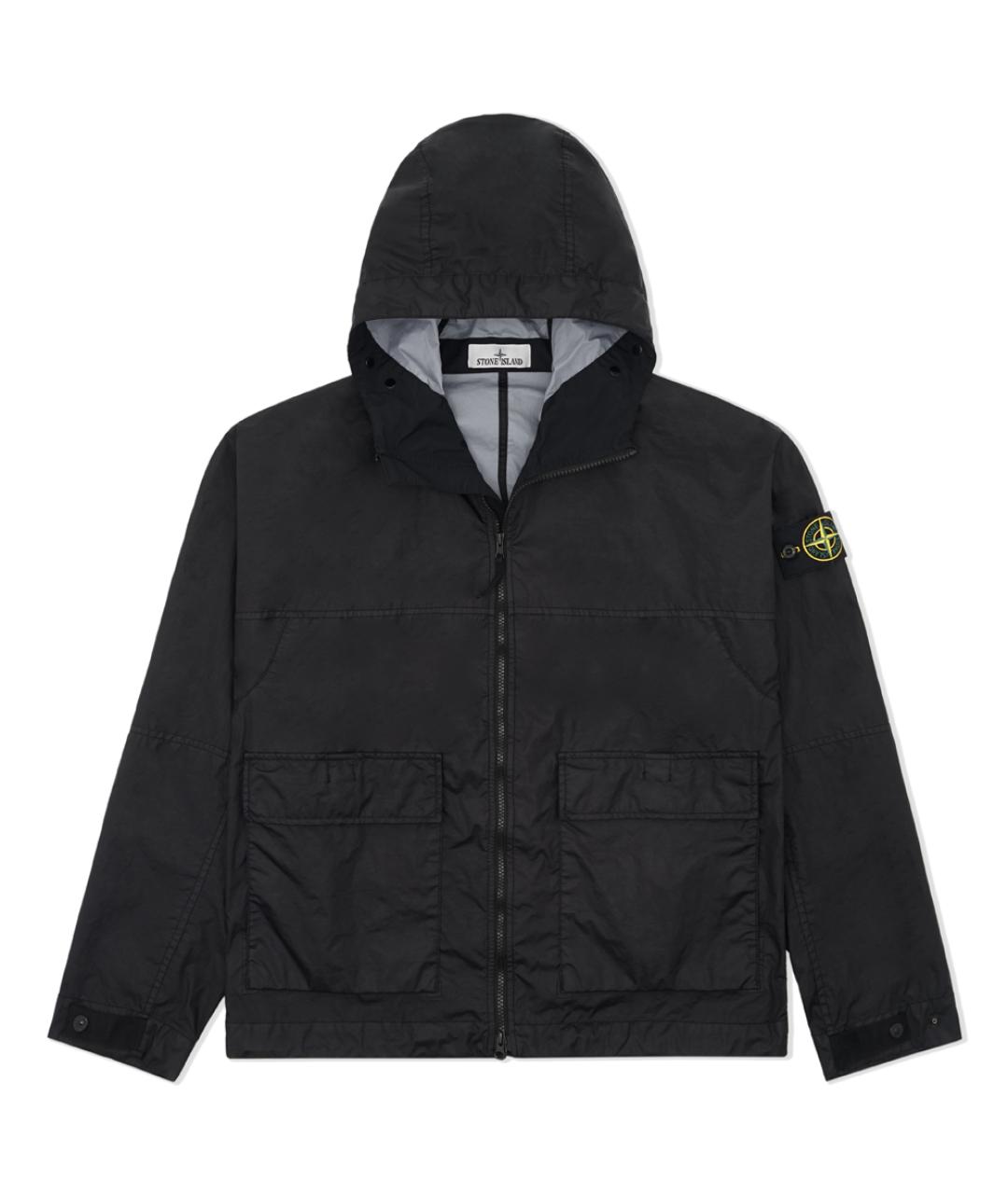 STONE ISLAND Черная полиамидовая куртка, фото 10