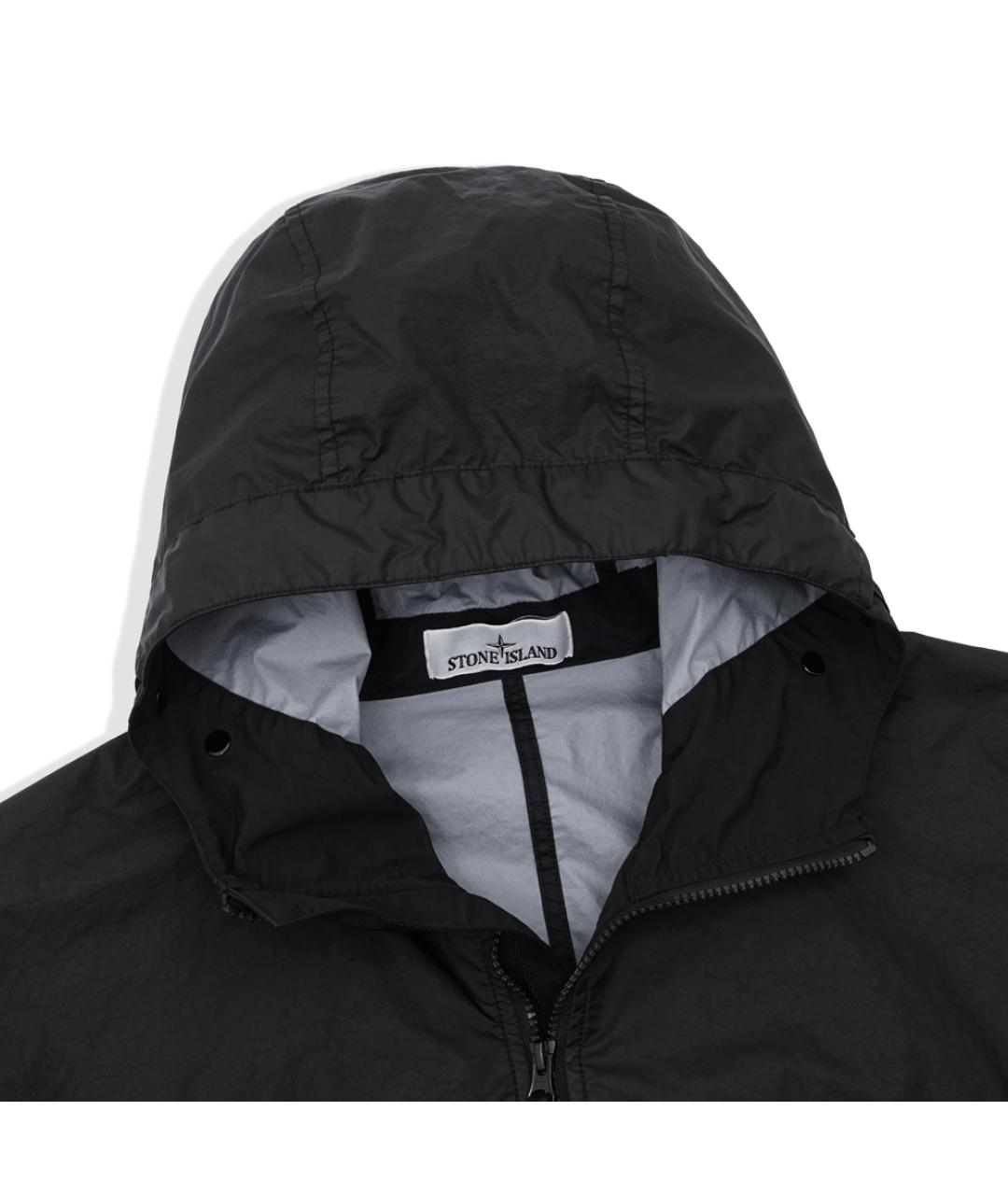 STONE ISLAND Черная полиамидовая куртка, фото 2