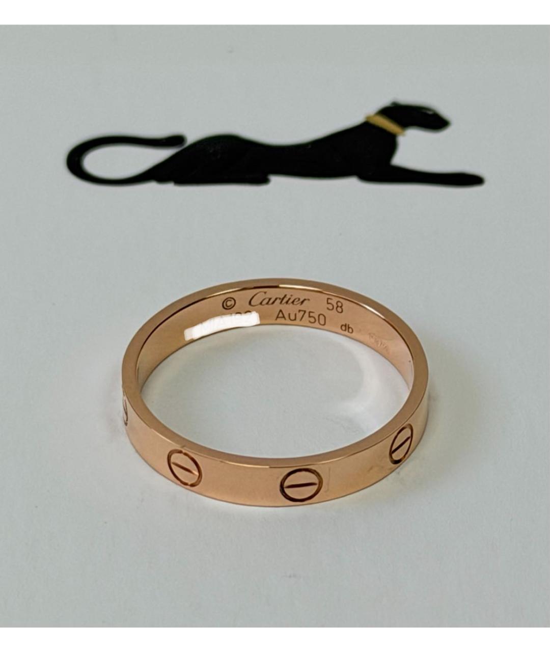 CARTIER Золотое кольцо из розового золота, фото 5