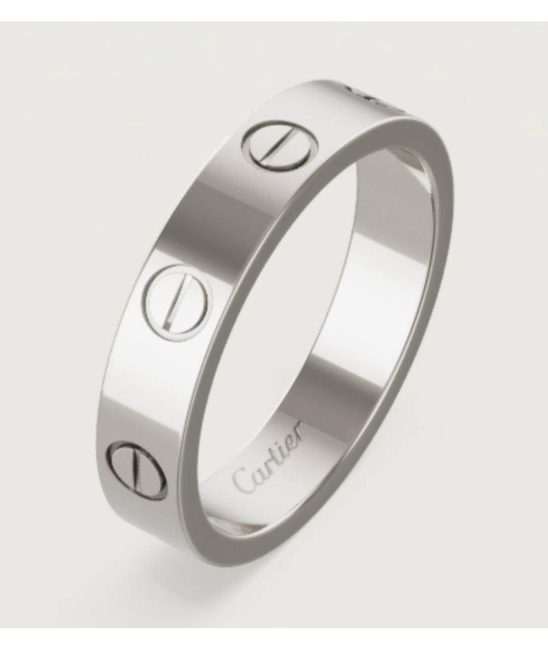 CARTIER Белое кольцо из белого золота, фото 7