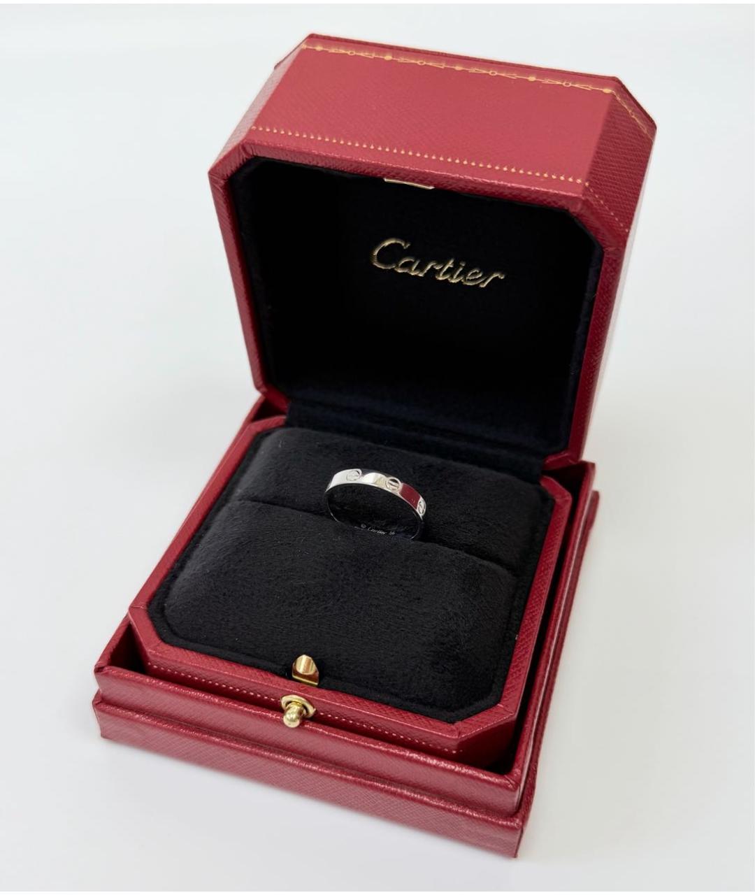 CARTIER Белое кольцо из белого золота, фото 4