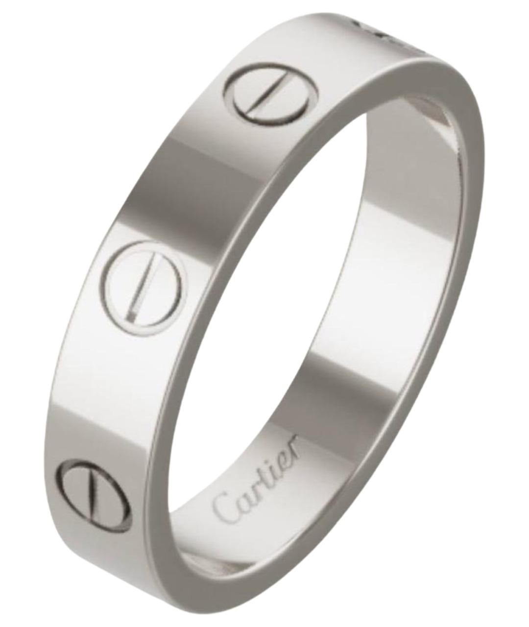 CARTIER Белое кольцо из белого золота, фото 1