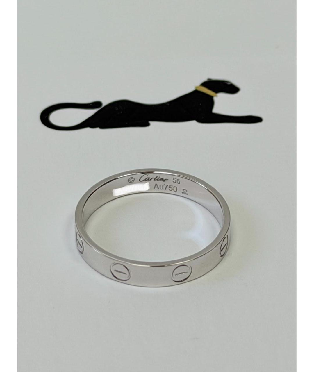 CARTIER Белое кольцо из белого золота, фото 5