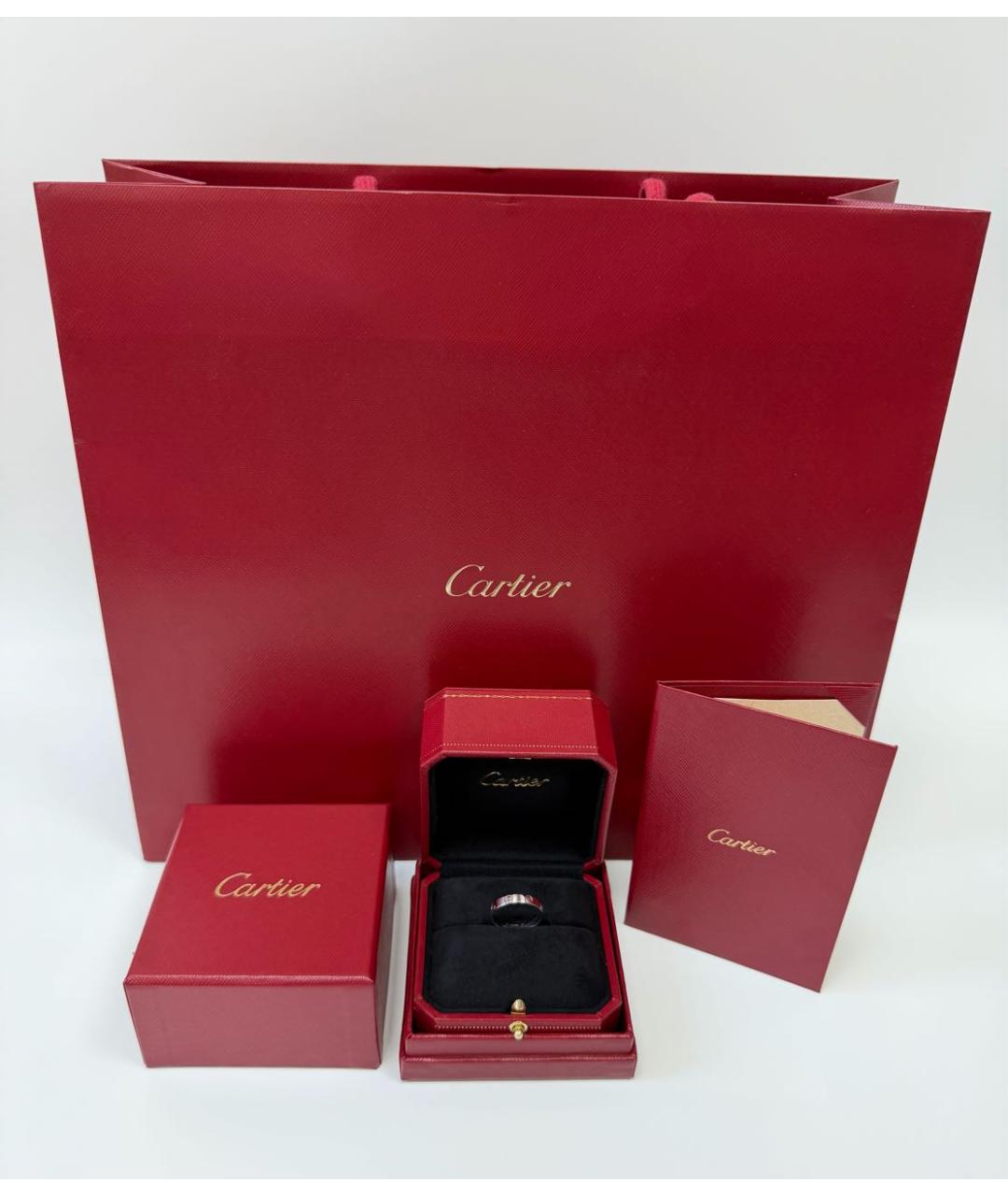CARTIER Белое кольцо из белого золота, фото 2