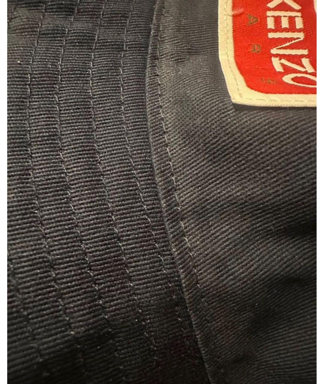 KENZO Синяя хлопковая шляпа, фото 4