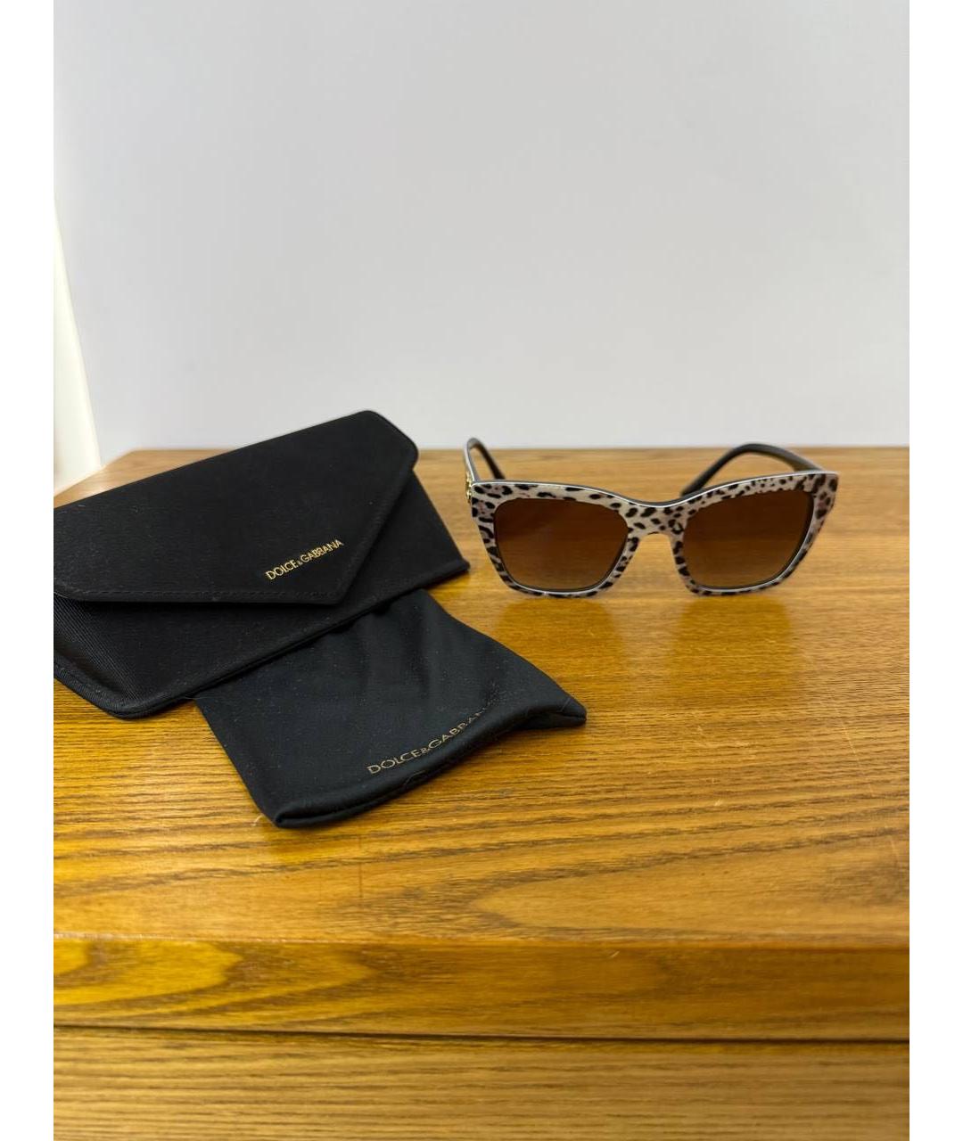 DOLCE&GABBANA Мульти пластиковые солнцезащитные очки, фото 4
