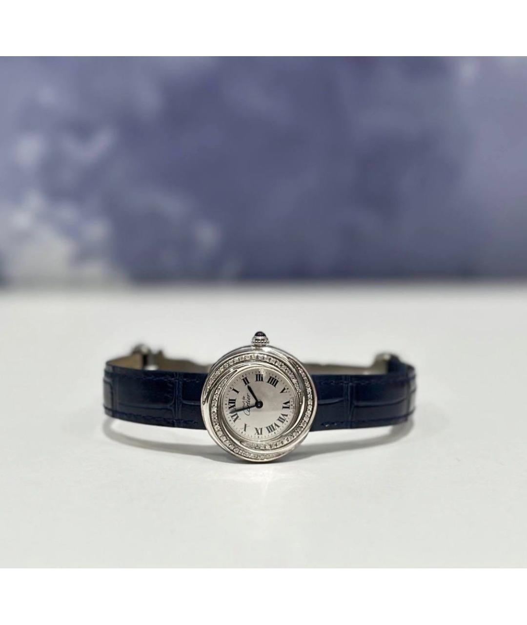 CARTIER Белые серебряные часы, фото 3