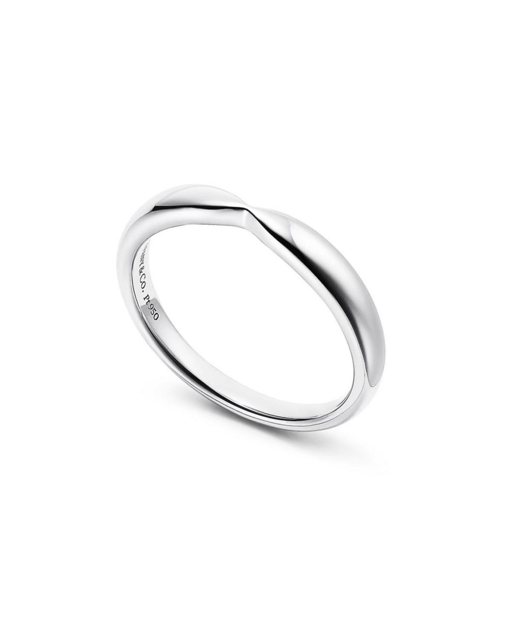 TIFFANY&CO Серебряное платиновое кольцо, фото 2
