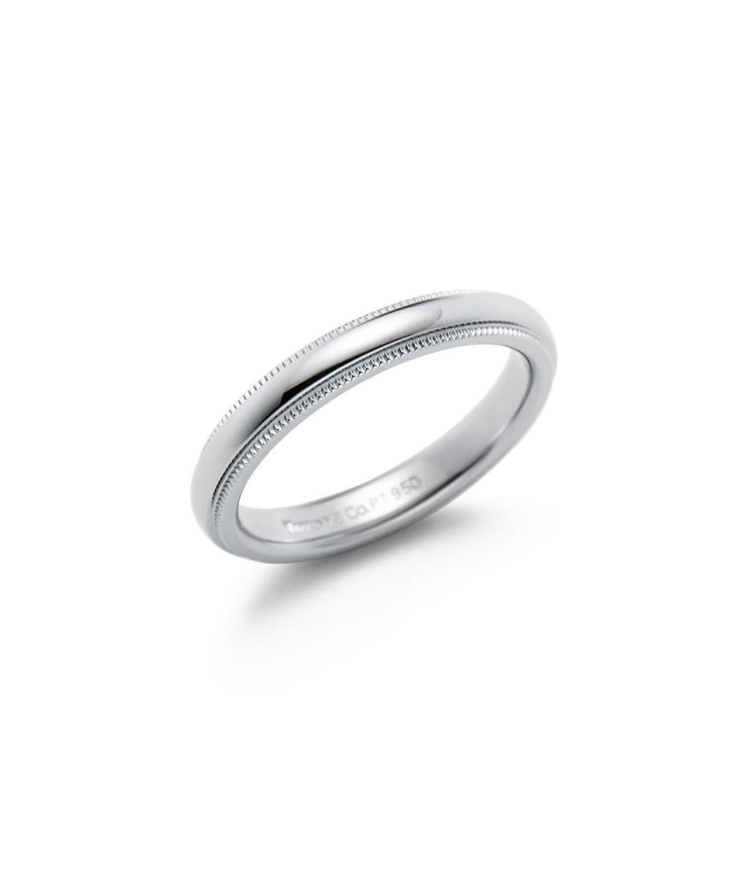 TIFFANY&CO Серебряное платиновое кольцо, фото 2